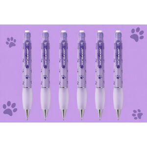Versatil Kalem Deep 0.7 mm Lavanta Köpek Patisi 6'lı Paket