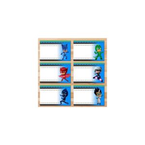 Pj Masks Ders Prog. 3 Lü Etiket