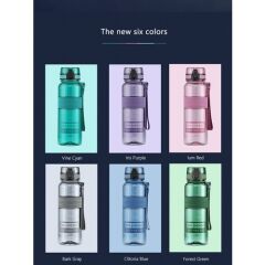 Uzspace 1000 ml Su Matarası Büyük Boy Plum Red
